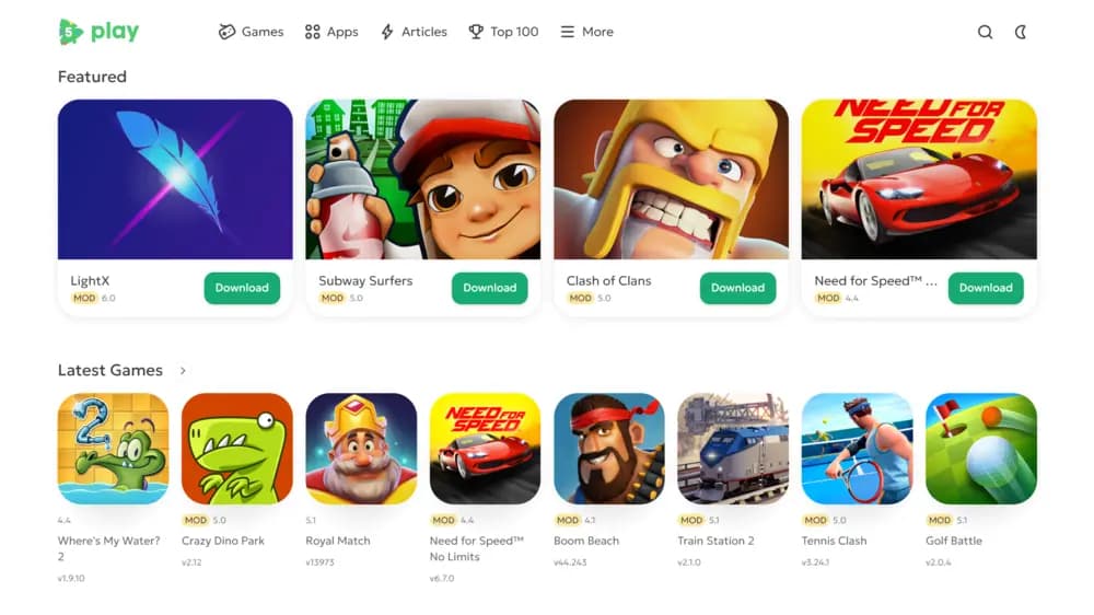Theme preview left