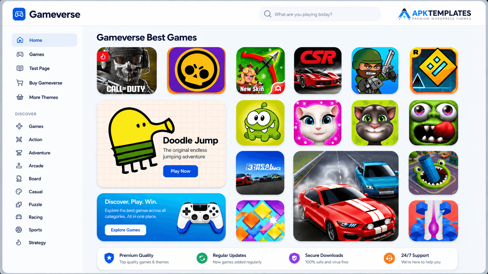 Gameverse WordPress Theme