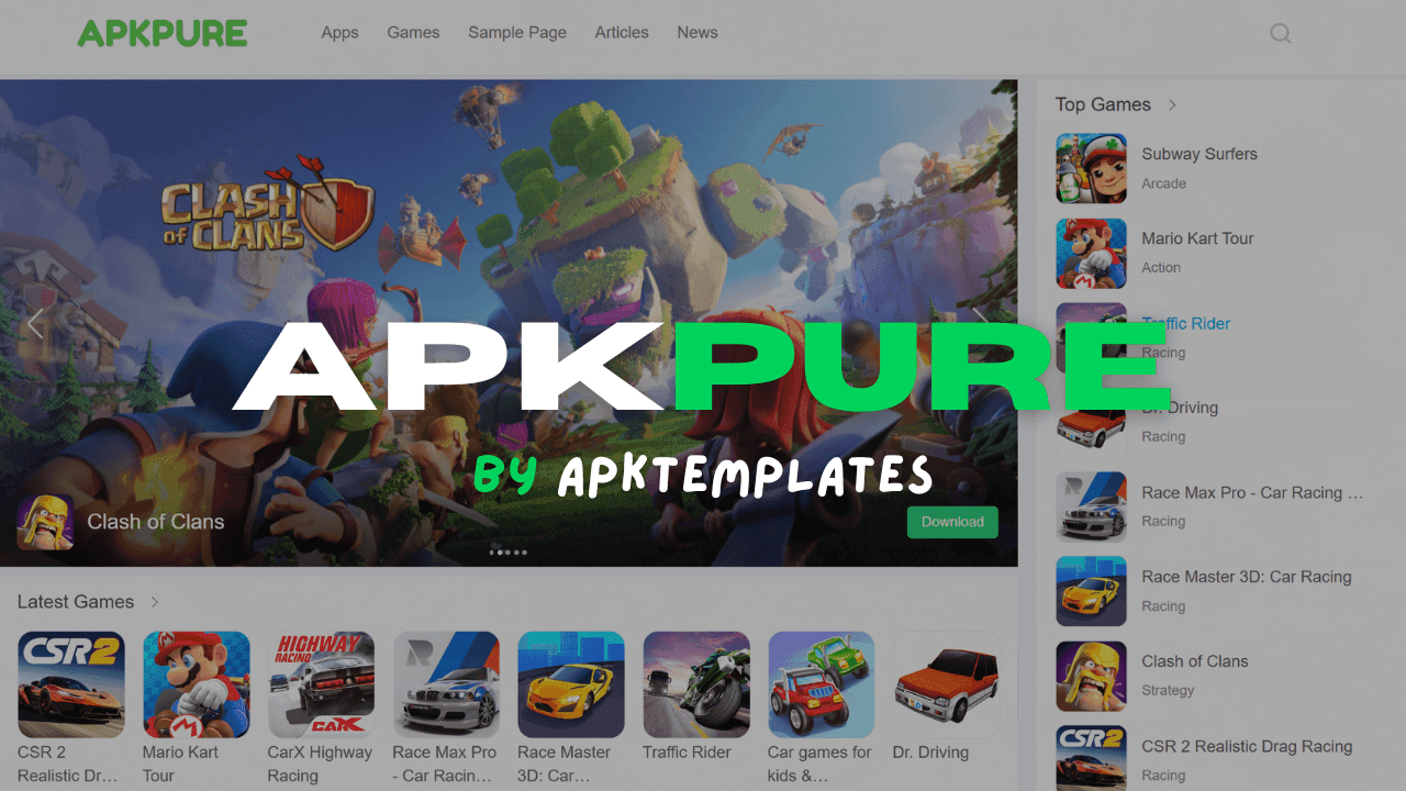 APKPURE WordPress Theme