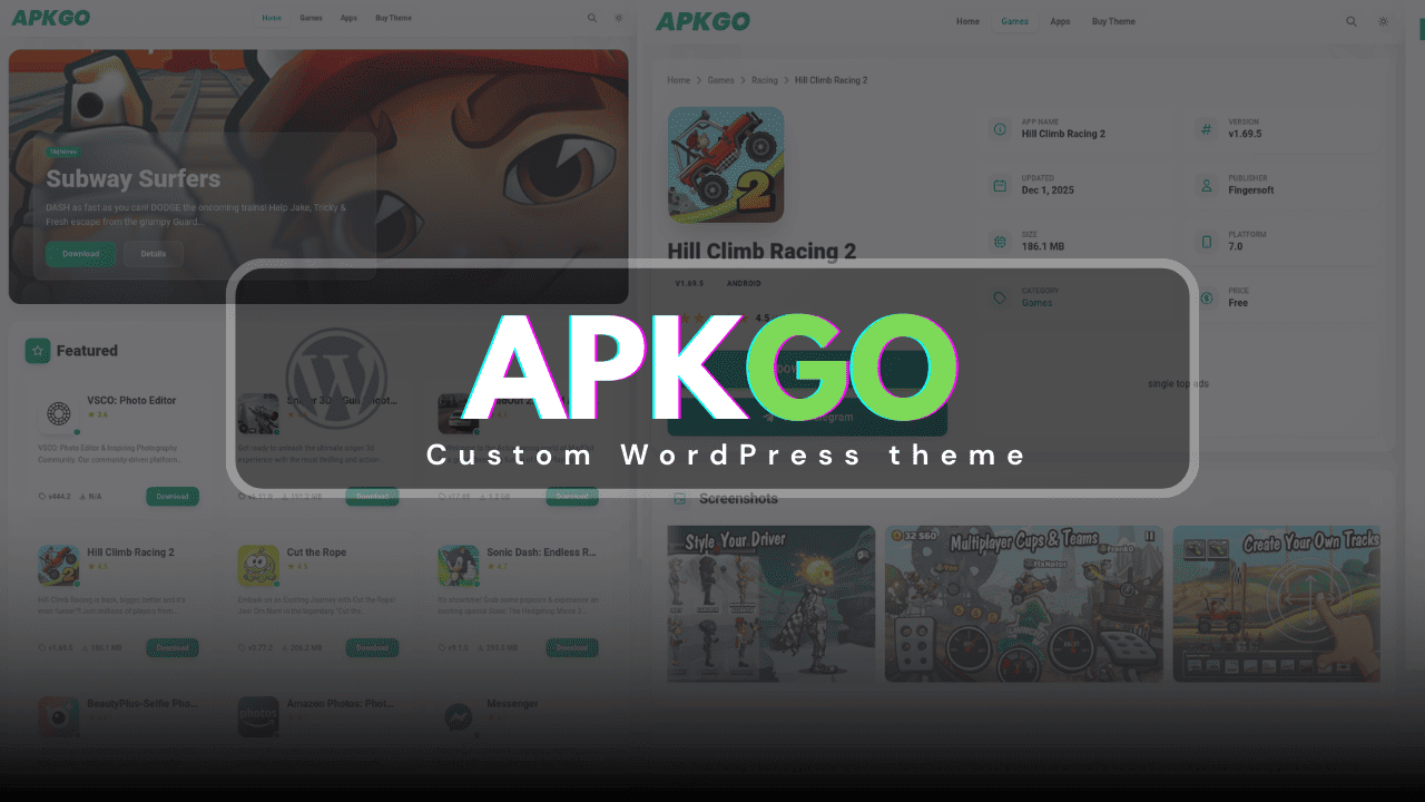 APKGO WordPress Theme 1 apkgo wordpress theme for apk site